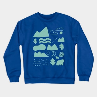 Outdoors Nature Crewneck Sweatshirt